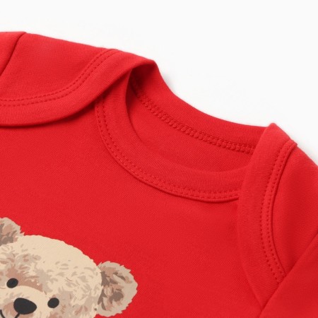 New Year. Boda Kroshka I "New Year cubs", height 80-86 cm, red-3
