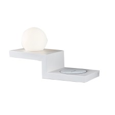 Wall lamp Mantra Zanzibar, LED, 470LM, 3000K, 322x120x85 mm, Matte White color