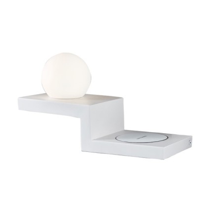 Wall lamp Mantra Zanzibar, LED, 470LM, 3000K, 322x120x85 mm, Matte White color