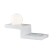 Wall lamp Mantra Zanzibar, LED, 470LM, 3000K, 322x120x85 mm, Matte White color