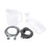Maunfeld MWF07IM dishwasher, class B, 3 sets, 7 programs, white and black