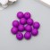 Busina silicone "round" noble purple d = 1.2 cm