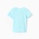 T-shirt for the boy "Whales", blue color, height 122-128 cm