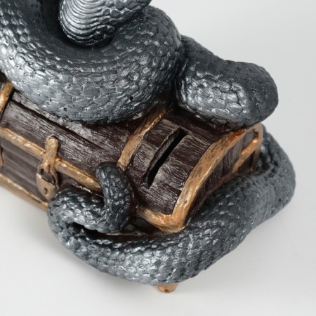 New Year's piggy bank "Cobra on the chest" 20 x 17 x 12 cm.-6