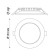 LED LED LUNA, 15 W, 4100K, LED, white color, D = 115mm