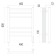 Terminus heated towel rail "Aurora" P6, 450x600 mm, dimmer, black matte