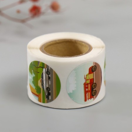 Stick Paper "Office transport" d = 2.5 cm 252 pcs in the roll-4