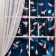 Garland "Curtain" 3 × 1.4 m with nozzles "feathers", IP20, transparent thread, 80 LED, pink glow, 8 modes, 220 V