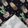 Ethel Succulents 40x73cm towel, 100% cotton, sarzha 190 g/m2