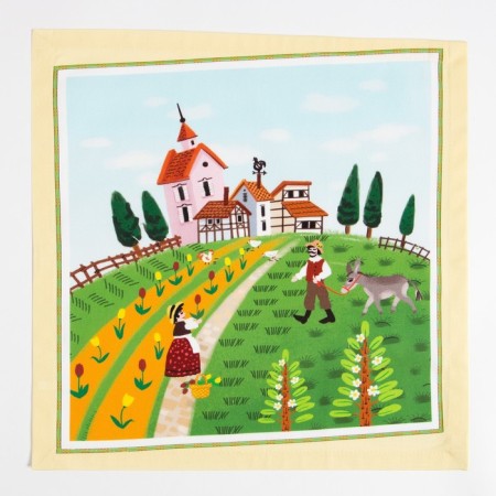 Ethel Tuscan Ethel Napkin 40x40 cm, type 1 (variety 2), 100% cotton, sarzha 190 g/m2-1