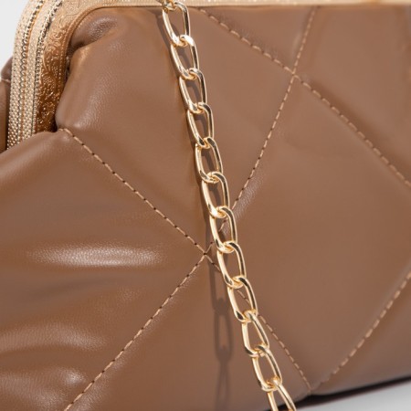 Clamp bag on the farmar, brown color-4