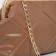 Clamp bag on the farmar, brown color