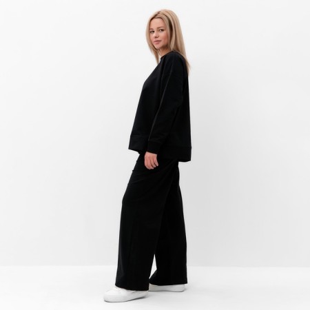 Women's costume (sweatshirt/pants), black color, size 42-1