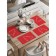A set of napkins for setting the “Modest Christmas” table, rectangular, rounded edges, size 30x46 cm, 4 pcs