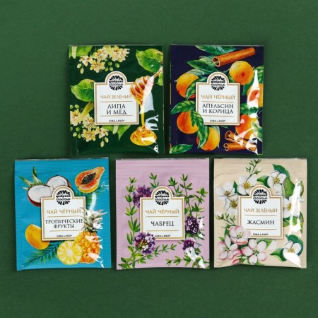 Tea in bags "February 23", 9 g (5 pcs. X 1.8 g).-1