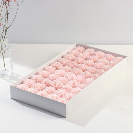 Soap petals "Budhouses of carnations. Direct pink" 6x6x5 cm-2