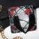 Acryl Earrings "Wings", black and white color in silver