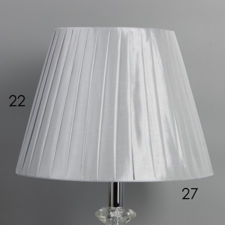 Desktop lamp "Entouches" 1x40W E27+ LED lighting 3W chrome 28x28x46cm-2