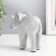 Souvenir Polystone "Silver Elephant, Pattern" 12x5x10 cm