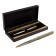 Gift handle, in the leatherette case, rotary, PB S, silver/gold housing
