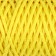 Knitting cord "Classic" without a core 100% polyester width 4mm 100m (lemon)