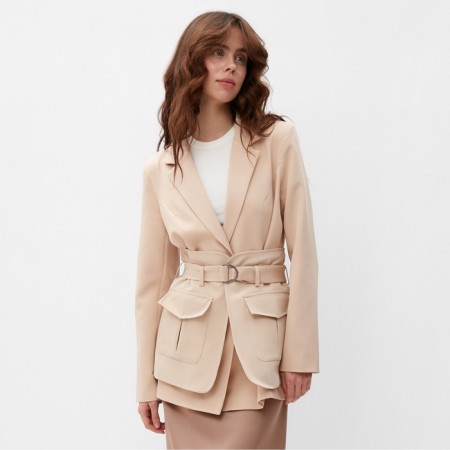Women's jacket Minaku: Casual Collection Sand color, river 46-4