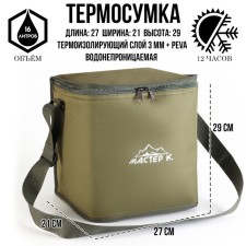Thermal Summer, 16 l, 27 x 21 x 29 cm, green