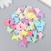 Beads for creativity plastic "Butterflies. Pastel colors" set 41 pcs 15 grams 1.3x1.5 cm