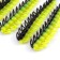 Twizter Yaman Pro Ruff, 7.6 cm, color #32-Black Red Flake/Chartreuse, packaging 10 pcs.