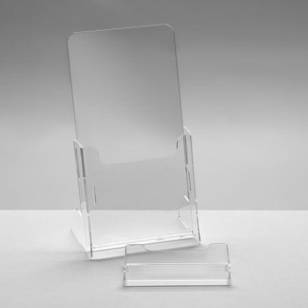 Table stand 21.5 × 11.5 × 7.4 cm, 2 mm plexiglass, in a protective film-2