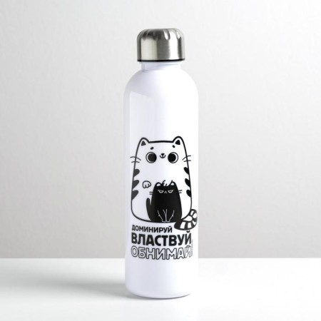 Water bottle "Hug and conquer", 700 ml-1