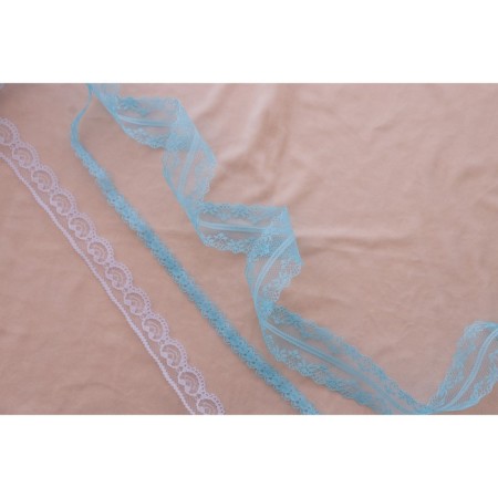 Capricon lace, 40 mm × 10 ± 1 m, blue color-2