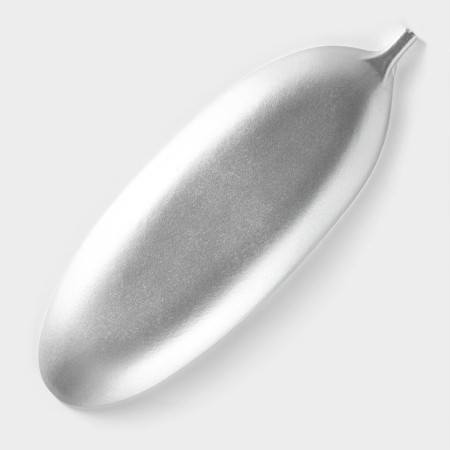 Daille of Dilan's fruit "Tropical leaf", 40.5 × 14.5 cm, silver color-3
