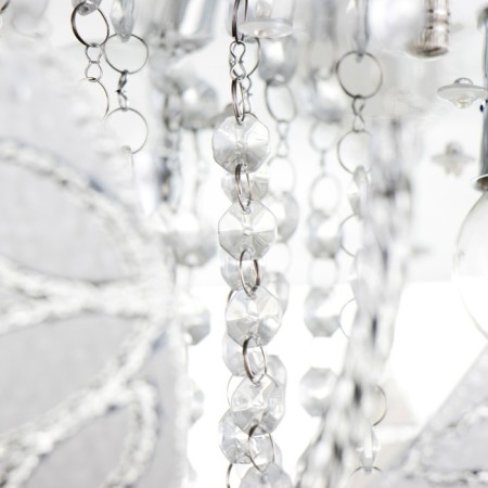 Svetogor chandelier "Moscow" 5x60W E27 LED lighting chrome 50x50cm-11