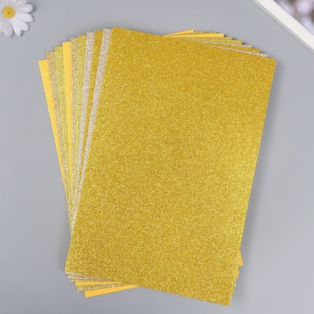 A set of glitter foamiran "Magic 4 Hobby" Assorted No. 4, 20x30 cm, 2 mm, 10pcs-2