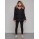 Winter jacket female, size 50, black color
