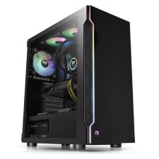 Thermaltake H200 TG RGB case, without PSU, ATX, MIDI-Tower, Black