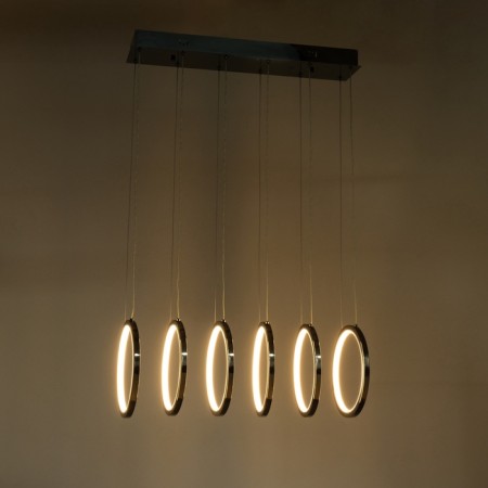 Lamp with DDD "Lorein" LED 60W 3000-6000K black chrome 55.5x25x25-125 cm-13