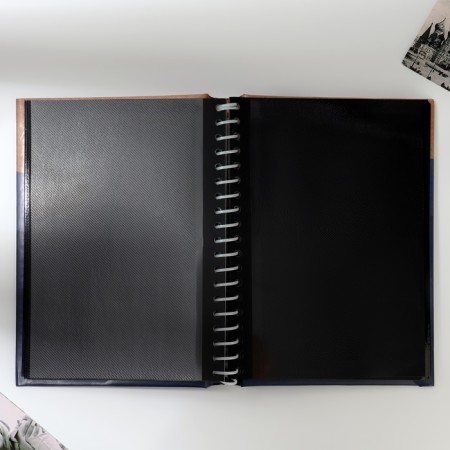 Photo album "Age for Happiness", 20 magnetic sheets, black pages color-4