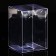 Folding box from PVC 9 x 9 x 13 cm