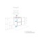 Tumbing under the Aquaton Skandi sink, 45 cm, white matte color, white glossy