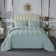 A set with a cabin "Salome", size 230x250 cm, 50x70 cm - 2 pcs, green color