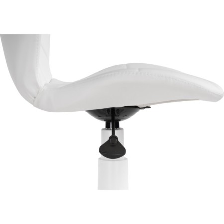 Computer chair Wald Metal/Ecokuzha, White/White 47x54x70 cm-9