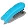 Stapler No. 10, up to 10 Davente sheets plastic case, built -in anti -stepler, neon blue