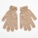 Female gloves, beige color, river 18