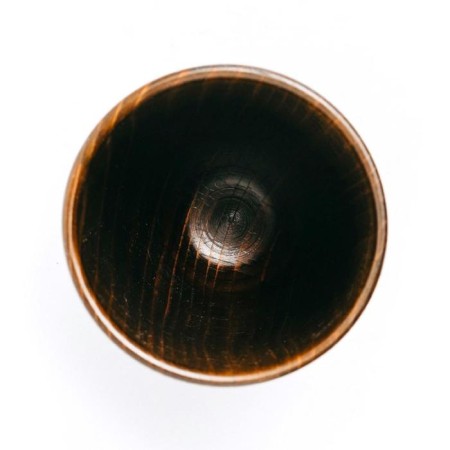 A glass of natural cedar MAGISTRO, 450 ml, 15 × 9.5 cm, brown color-2