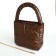 Bag-tout on lightning, brown color