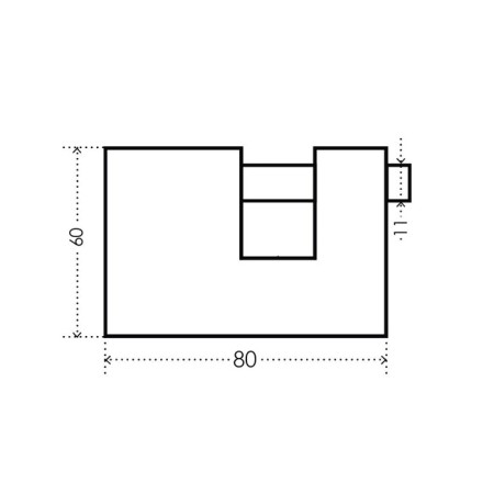 Sibrtekh-hinged castle ZNO2-3, 80 mm-1