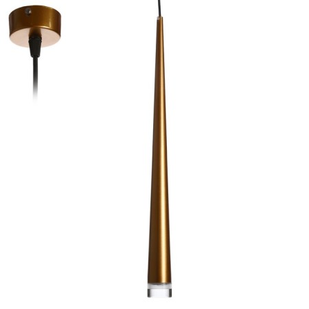 Lamp Bayerlux "Titan" 3W 4000k gold 5x5x150 cm.