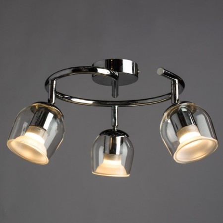 STAS "EcheGGIO" 3x4W Led Chrome 30x30x18 cm-1